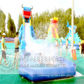 factory price giant inflatable water slide for sale,big water park hippo slide for fun